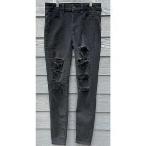 American Eagle Black Jeggings 